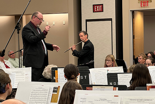 Kevin McLouth conducting band