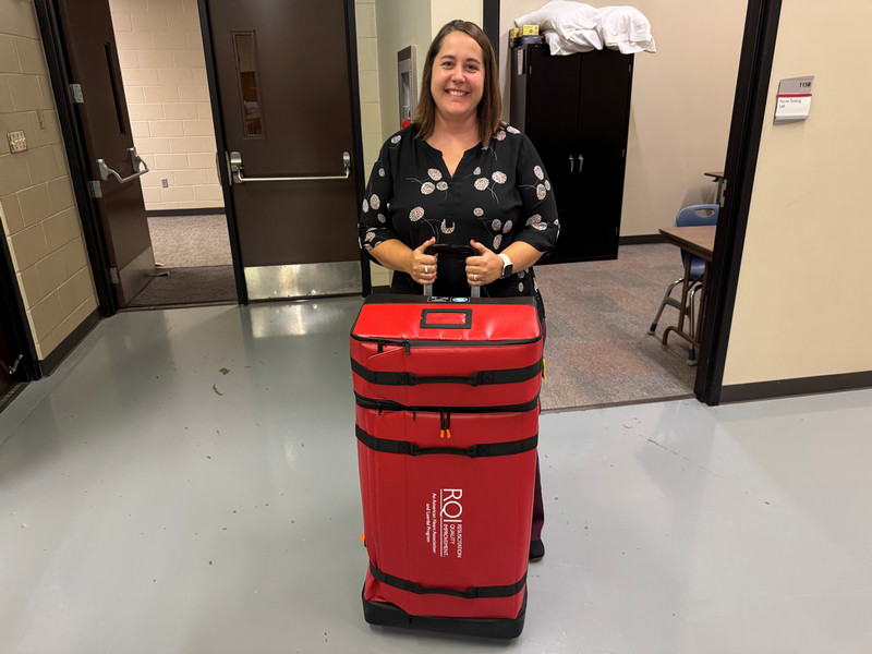 Heather shows the RQI GO Station