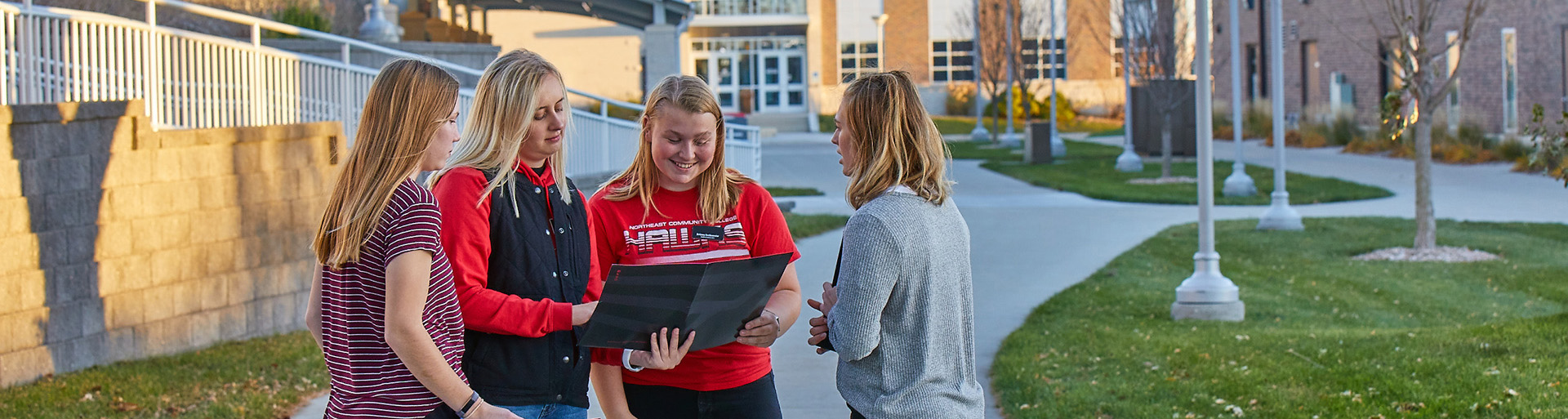Tour on Northeast campus