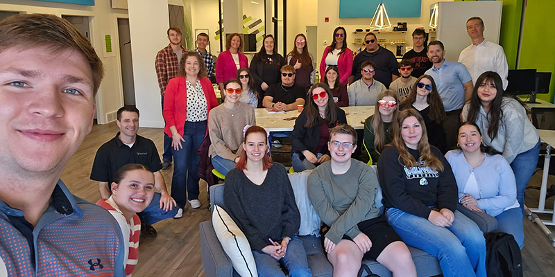 Business Students Present