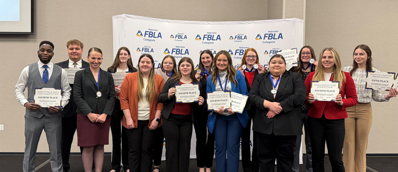 Northeast FBLA students